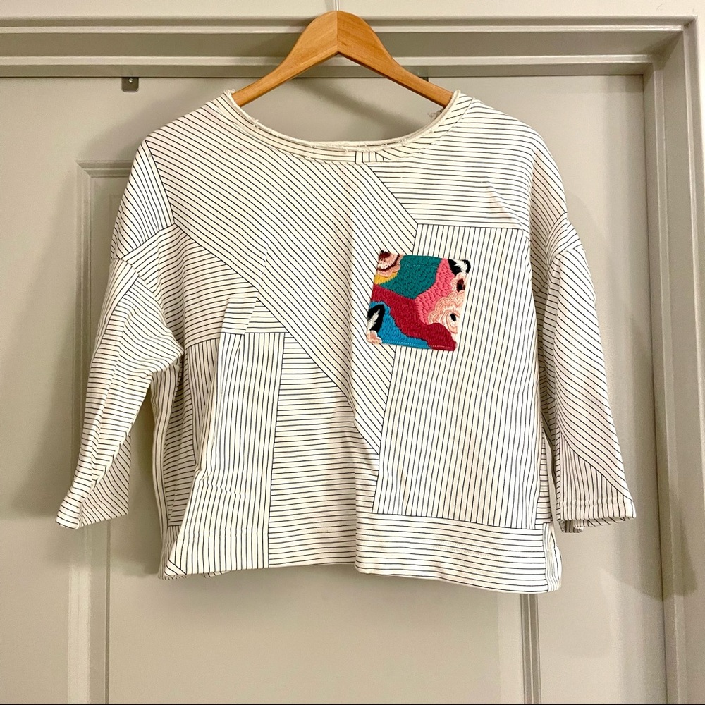 Anthropologie Pocket Square Top